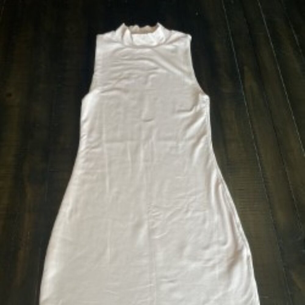 Pale Pink Knit Dress